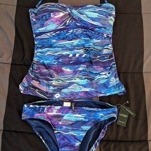 Woman's Printed Tankini Bathing Suit-Ralph Lauren